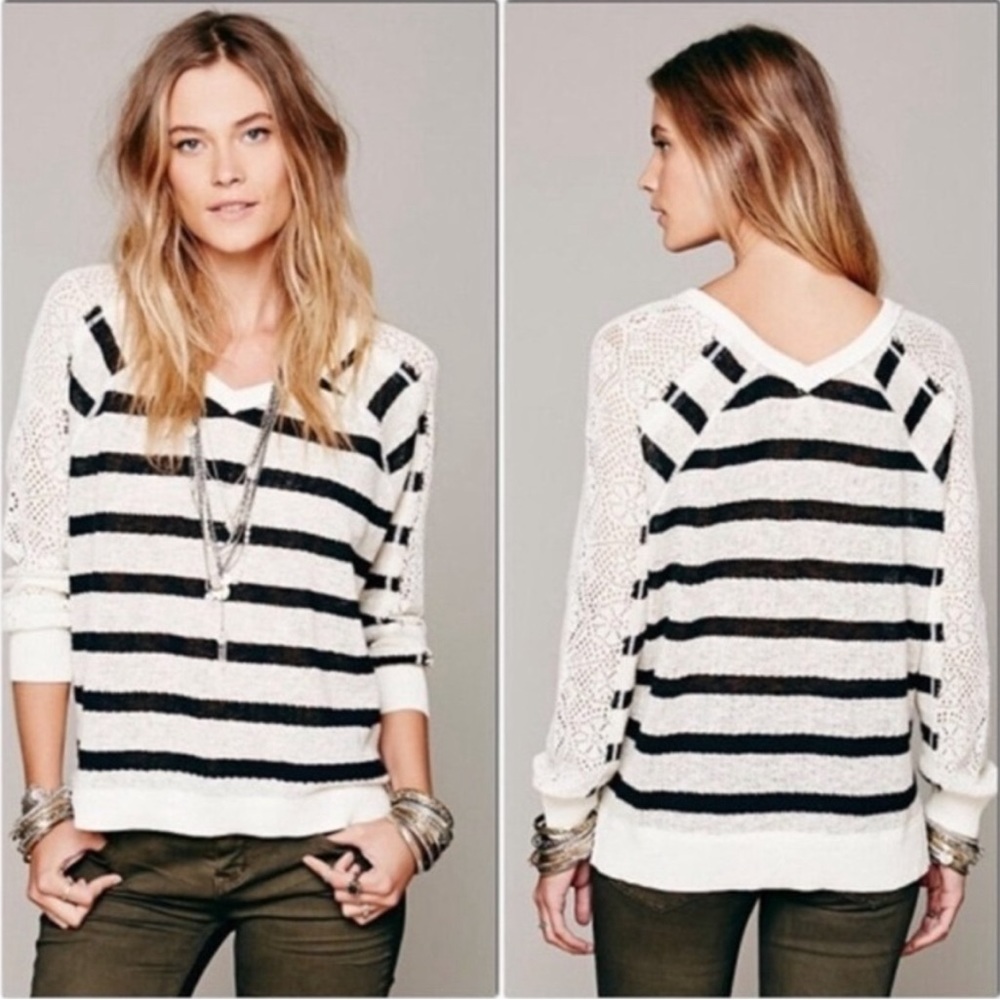 Size small we the free striped long sleeve